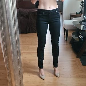 Super unique black, shiny 7 jeans
